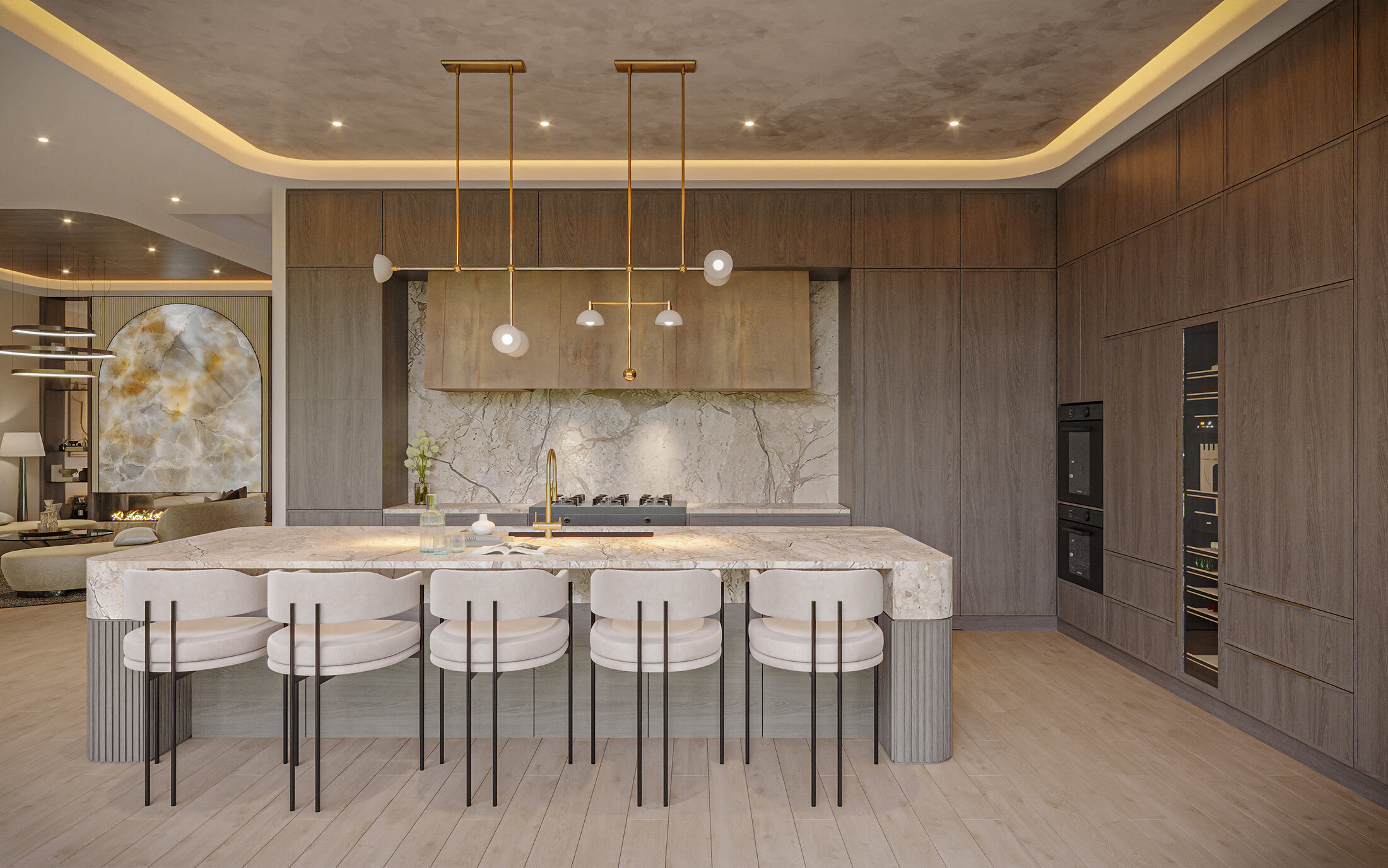 Stone and Oak kitchen
