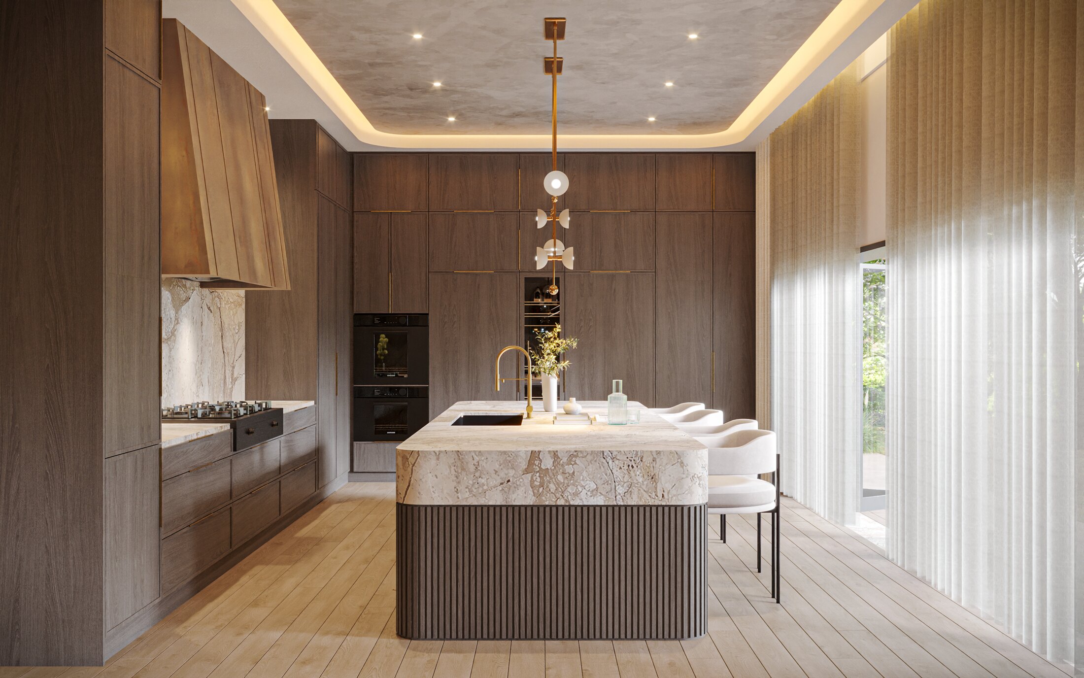 Custom kitchen detail
